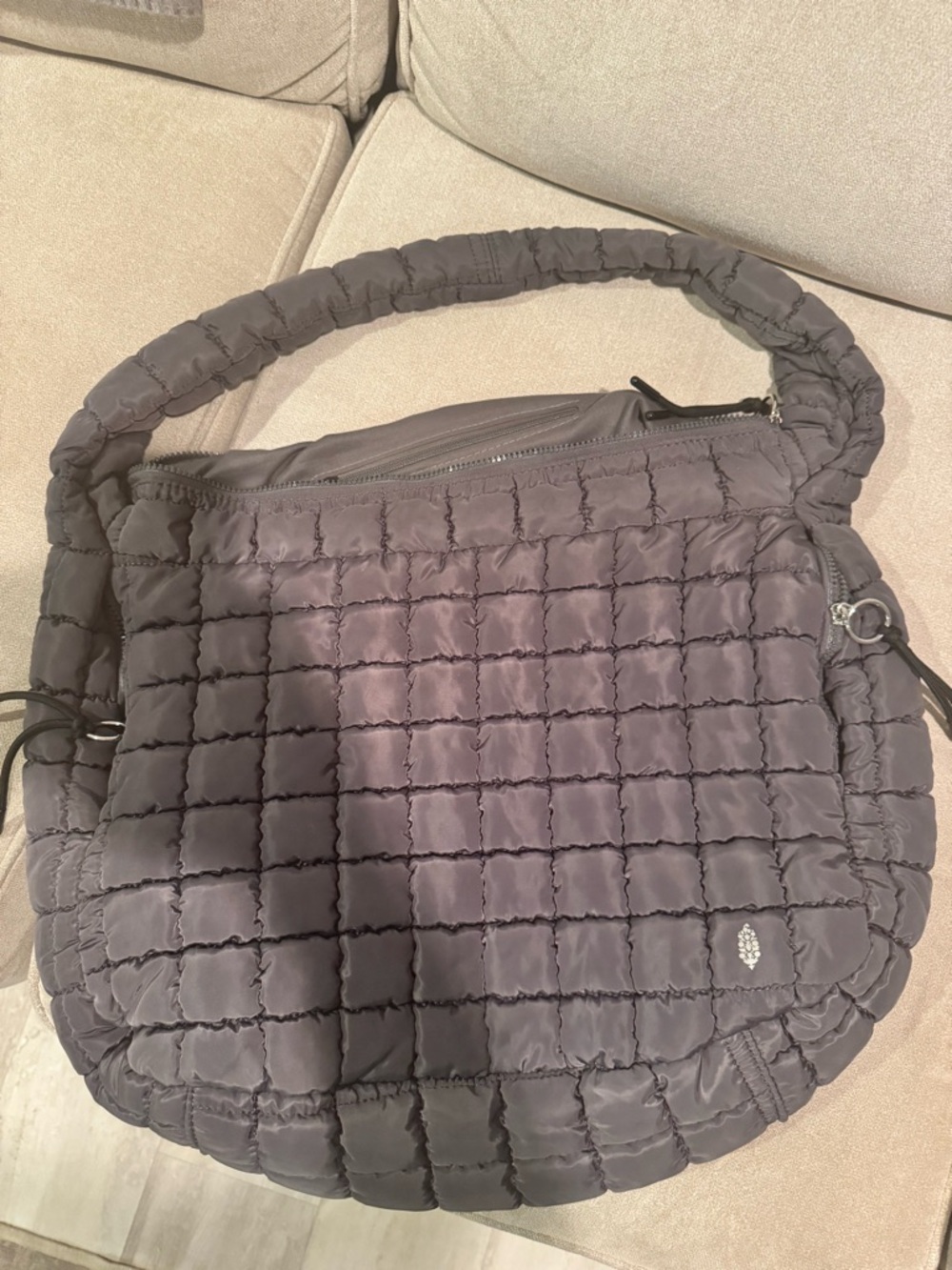 Free People FP Movement Quilted Carryall - Gray